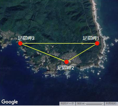 (b) 足摺岬エリア